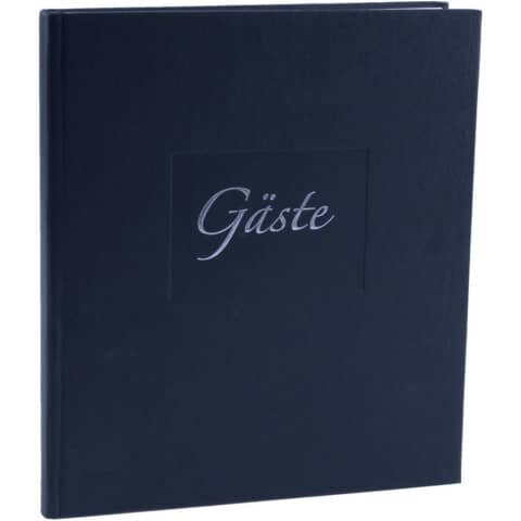 GOLDBUCH Gästebuch Seda - 23 x 25 cm, 176 Seiten, schwarz