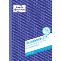 AVERY Zweckform Kassenbericht Formularbuch 317