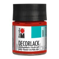 MARABU Decorlack Acryl - Kirschrot 031, 50 ml