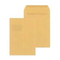 MAILmedia Versandtaschen DIN C4 mit Fenster braun 250 St.