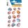 HERMA 3672 Sticker DECOR Ostereier, beglimmert