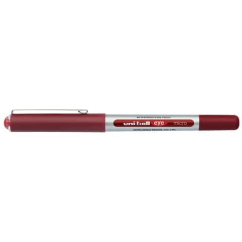 UNI-BALL Tintenroller eye micro UB-150 - 0,2 mm, rot (dokumentenecht)