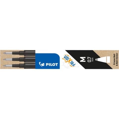 PILOT FRIXION Tintenrollerminen schwarz 0,4 mm 3 St.