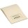 RÖSSLER Paper Royal Briefblock - DIN A4, 40 Blatt, chamois, geripptes Feinpapier, veredelt
