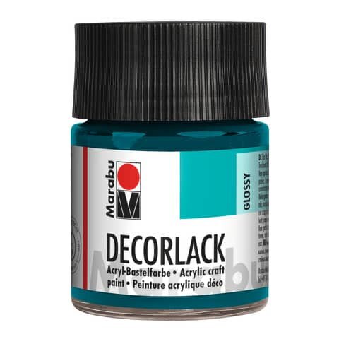 MARABU Decorlack Acryl - Türkis 290, 50 ml