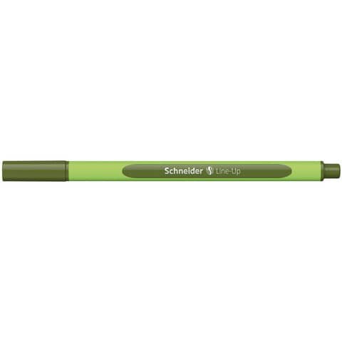SCHNEIDER Fineliner Line-Up - 0,4 mm, oliv