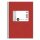 STAUFEN STYLE Staufen® Geschäftsbuch ca. DIN A5 kariert, rot Hardcover 192 Seiten