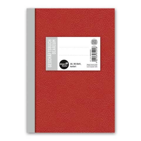 STAUFEN STYLE Geschäftsbuch - A6, 96 Blatt, 70g/qm, 5 mm kariert