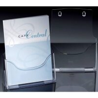 SIGEL Tischprospekthalter transparent DIN A4