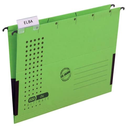 ELBA Hängetasche chic ULTIMATE® - Karton (RC) - 230 g/qm - A4 - grün