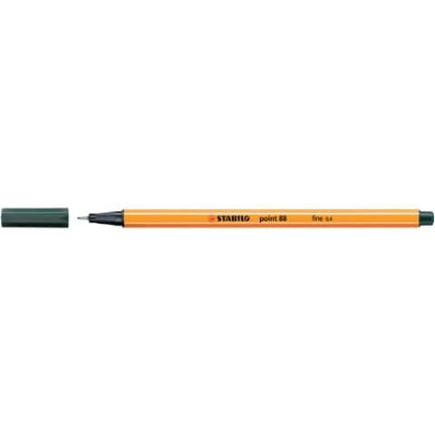 STABILO point 88 Fineliner grün 0,4 mm, 1 St.