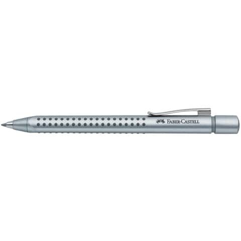 FABER CASTELL Kugelschreiber GRIP 2011 - XB, blau (dokumentenecht), silber