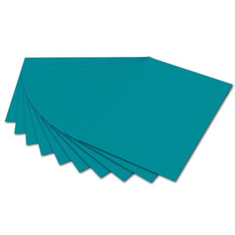 FOLIA Tonpapier - 50 x 70 cm, türkis