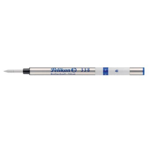 PELIKAN Tintenrollermine 338, Celebry und traditionelle Schreibgeräte, Mine F, blau