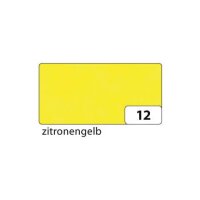 folia Transparentpapier gelb 42 g/qm 25 Bogen