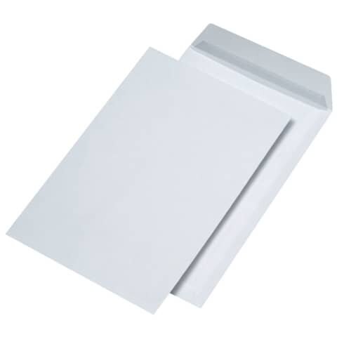 MAILMEDIA Versandtaschen C4, blickdicht, ohne Fenster, haftklebend, 120 g/qm, weiß, 250 Stück