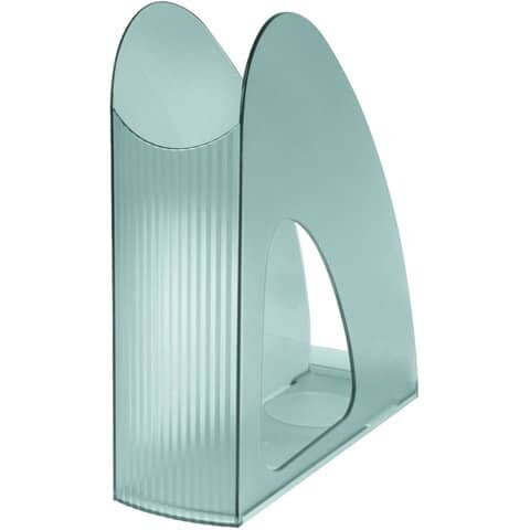 HAN Stehsammler TWIN - DIN A4/C4, standfest, modern, transluzent-grau