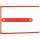 Q-CONNECT D-Clip/ Magi-Clip Archivbinder - 8 cm, 100 Stück, rot