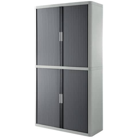 PAPERFLOW Rollladenschrank easyOffice 2-Meter Schrank, grau/anthrazit