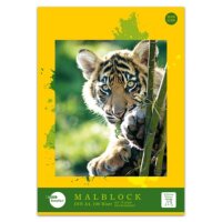EDITION DÜRER Malblock geleimt - A4, 100 Blatt, 70...
