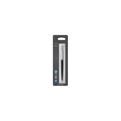 PARKER Kugelschreiber Jotter Bond Street Black C.C. - M, Schreibfarbe blau, Blister