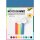 FOLIA Moosgummi - 29 x 40 cm, 10 Farben sortiert