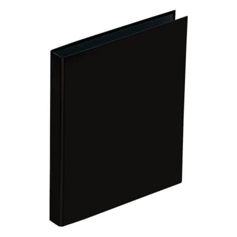 PAGNA Ringbuch Basic Colours - A5, 2-Bügel-Mechanik, Ring-Ø 20mm, schwarz