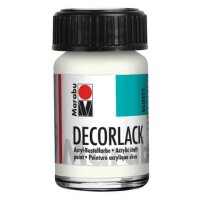 MARABU Decorlack Acryl - weiß 070, 15 ml