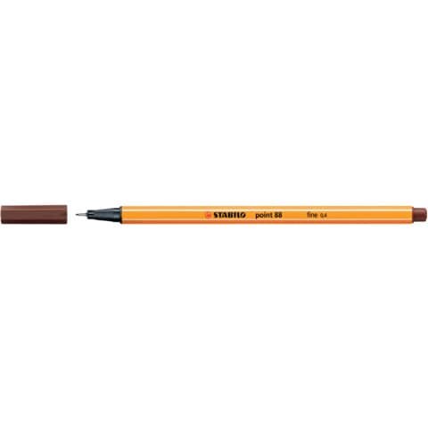 STABILO point 88 Fineliner braun 0,4 mm, 1 St.
