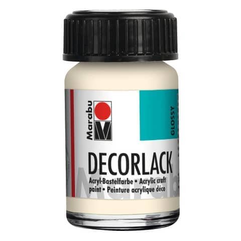 MARABU Decorlack Acryl - Elfenbein 271, 15 ml