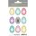HERMA 1728 Sticker Happy Easter Eierset - 27 Stück