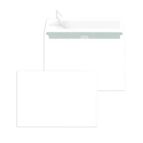 MAILMEDIA Briefumschläge C6 (162x114 mm), ohne Fenster, haftklebend, 80 g/qm, 1.000 Stück