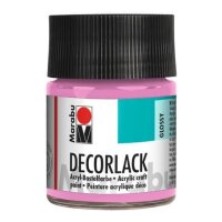 MARABU Decorlack Acryl - Pink 033, 50 ml