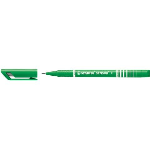 STABILO sensor 189 Fineliner grün 0,3 mm, 1 St.