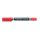 STAEDTLER Permanentmarker Lumocolor® duo - nachfüllbar, 0,6 mm und 1,5 mm, rot