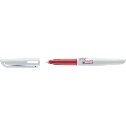 EDDING 1700 Vario fineliner - 0,5 mm, rot