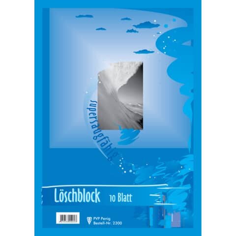 PVP Löschblattblock A4 farbig
