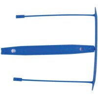 Q-CONNECT E-Clip Archivbinder - 8 cm, 100 Stück, blau