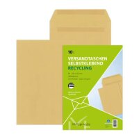 MAILMEDIA Versandtaschen Recycling - B4, ohne Fenster,...