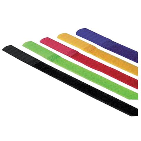 5 MediaRange Kabelbinder farbsortiert