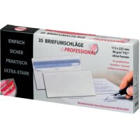 PROFESSIONAL Briefumschlag Revelope® - 112 x 225 mm,...