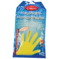 CLEAN Latex Gummihandschuhe - Größe L, 1 Paar,...