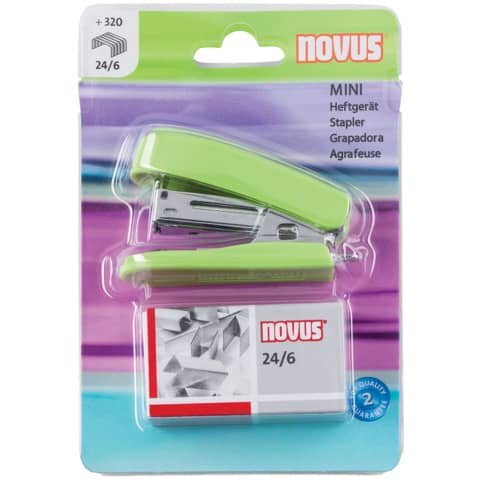 novus Heftgerät Mini grün