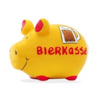 KCG Spardose Schwein "Bierkasse" - Keramik, klein