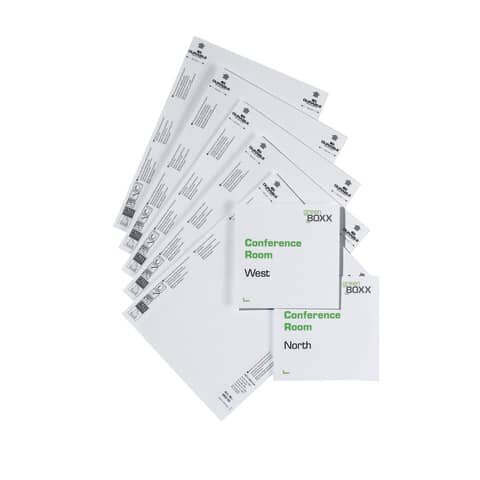 DURABLE Einsteckschilder für Namensschilder DOOR SIGN Refill 14,9 x 14,85 cm, 20 St.