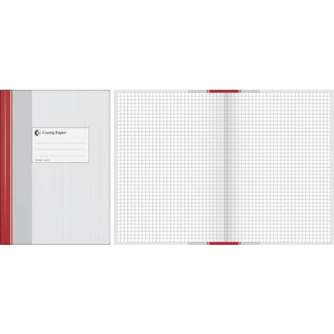 COSWIG Geschäftsbuch - A5, 96 Blatt, kariert
