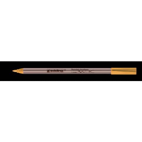 EDDING 4200 Porzellanpinselstift - 1 - 4 mm, stahlblau