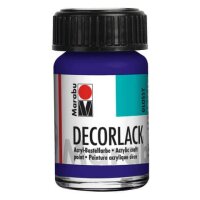 MARABU Decorlack Acryl - Violett dunkel 051, 15 ml