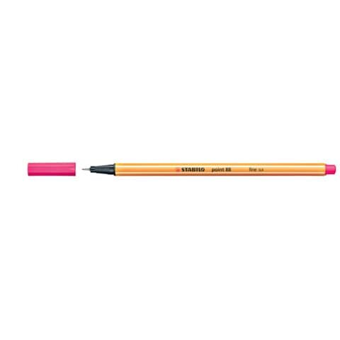 STABILO point 88 Fineliner pink 0,4 mm, 1 St.
