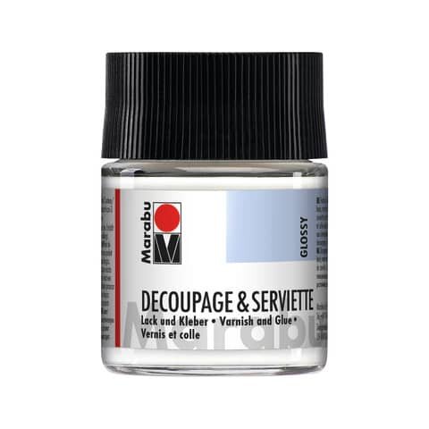 MARABU Servietten-Lack & Kleber - glänzend, 50 ml